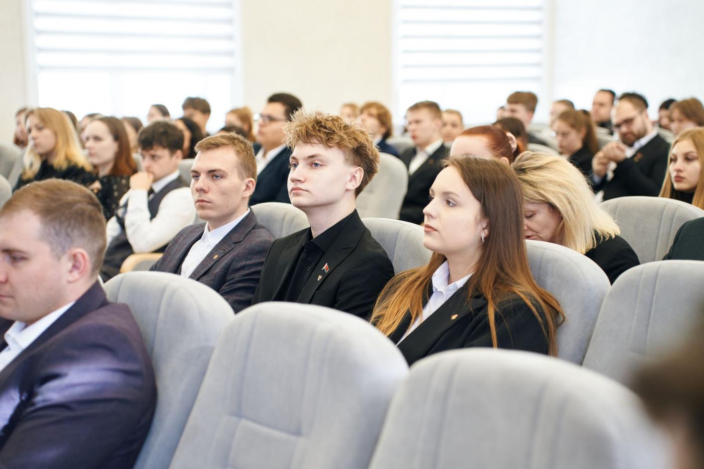 Представитель БНТУ на XIX пленуме Советского районного комитета ОО «БРСМ» Минска